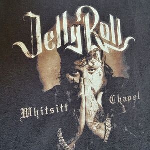 Jelly Roll Whitsitt Chapel Kids Black Graphic T-Shirt